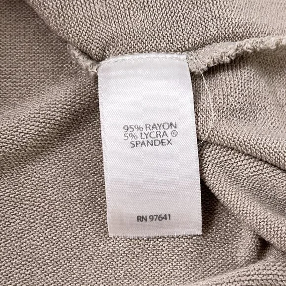 J Jill Wearever Collection Lightweight Button Up Beige 3/4 Sleeve Cardigan Sz XS - Picture 6 of 8